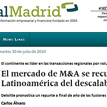 El mercado de M&A se recupera en Latinoamrica del descalabro de 2023